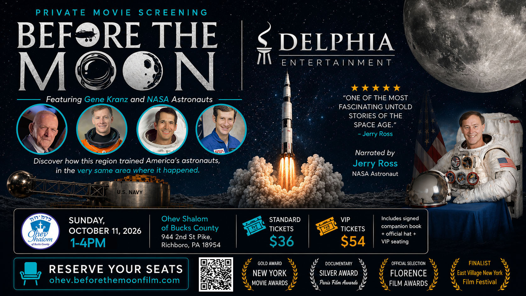 Before The Moon screening at Ohev Shalom of Bucks County